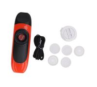 Kazoos with 5 Extra Membranes, Plastic Kazoo Musical Instruments for Guitar Ukulele Violin Piano Keyboard (Orange)