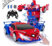 Kazzley Macchina Telecomandata, 2.4GHz Sensore di gesto Spider Trasformatore Robot Macchina Radiocomandata, 1:18 Auto Telecomandata RC Car Giocattoli Regalo Bambino Bimbina 3 4 5 6 7 8 9 Anni