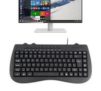KB-301B Multimedia Notebook Mini Wired Keyboard, English Version (Black)