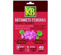 KB CONCIME BASTONCINI FERTILIZZANTI PIANTE FIORITE pz. 40