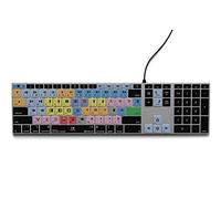 KB Covers Avid Media Composer Keyboard | Tastiera di editing compatibile con macOS e Windows | con cavo e wireless (MacOS in alluminio retroilluminato)