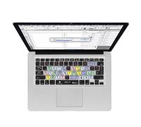 KB Covers - Cover per tastiera InDesign, durevole, layout tedesco, lavabile, per MacBook Pro Late 2016+, nero