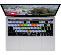 KB Covers - Cover per tastiera resistente, layout svizzero lavabile - per MacBook Pro Late 2016+ con w-touch, immagini Shortcut, multicolore MCOS-MTB-ISO-SWISS