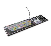 KB Covers Tastiera retroilluminata in alluminio compatibile con Adobe Premiere Pro