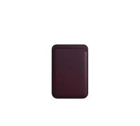 (KB-Dark Cherry) For IPhone 16 15 12 13 14 Pro Max Plus Cases Cover Accessories-Original Apple Leather Magsafe Wallet Magnetic Card Holder Case
