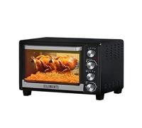 KB-Elements - Mini Forno Elettrico da 45 L, 2000 Watt, Con Aria Condizionata, per Pizza e Campeggio, Barbecue, da Tavolo, Autoportante, Con Spiedo Girevole e Aria Calda