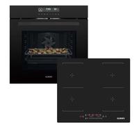 KB ELEMENTS Set cottura autosufficiente, 60 cm, forno da incasso | funzione Air Fry | piano cottura a induzione da 59 cm | piano cottura a induzione antigraffio (anti graffio) | grill | aria calda |