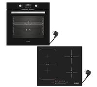 KB ELEMENTS Set cottura autosufficiente | 60 cm forno da incasso | piano cottura a induzione da 59 cm | piano cottura a induzione con zona flessibile | griglia | aria calda | AQUA CLEAN | 9 funzioni |