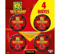 KB Fertiligene anti-formiche, Fipronil, confezione da 4
