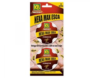 KB Nexa Max Esca Box Casette Formiche 2x10g Trappola Pronto Uso Antiformiche