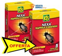 KB Nexa TRAPPOLA per SCARAFAGGI e Blatte → 5 pezzi - Trappole adesive con Colla