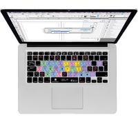 KB Tastatur-Abdeckung Shortcuts Cover Protezione per Indesign Macbook Pro/Air