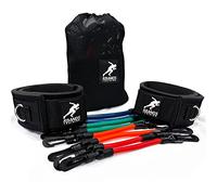 Kbands | Fasce di resistenza per gambe di velocità e forza | Include programmi di allenamento Speed 101 e Agility FX Digital - Taglie per atleti giovani, intermedi e avanzati