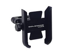 KBANDZ Supporto Moto per Honda Goldwing 1800 Goldwing 1800 Moto CNC Manubrio Specchio Posteriore del Telefono Mobile Staffa GPS del Basamento del Supporto (Colore : Handlebar Black)
