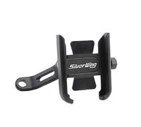 KBANDZ Supporto Moto per Honda Silver Wing 2002-2018 2015 2016 2017 Moto CNC Maniglia Bar Specchio Posteriore del Telefono Mobile Staffa GPS del Basamento del Supporto (Colore : Mirror Type Black)