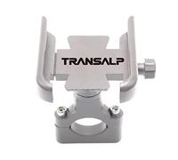 KBANDZ Supporto Moto per Honda TRANSALP XL 600 650 700 V XLV XL600V XL650V XL700V Moto Manubrio Retrovisore Supporto del Telefono Mobile GPS del Basamento della Staffa (Colore : Handlebar Silver)