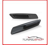 KBBM32 COPPIA DI FRECCE LATERALI BMW E60/ E90/ E92/ E82 LED F10 STYLE SMOKE CARB