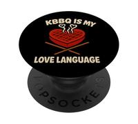 KBBQ Cibo coreano Funny Foodie K Drama Date Bulgogi PopSockets PopGrip Adesivo