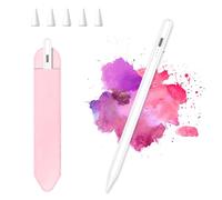 KBCASE Penna per Apple iPad 2018-2025 Pencil per iPad con Ricarica Rapida & Palm Rejection & Sensibile all'inclinazione per iPad A16 11/10/9/8/7/6,Air M3/M2/5/4/3,Mini 7/6/5,Pro M4 13"/12,9"/11"