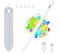 KBCASE Penna per Apple iPad 2018-2025 Pencil per iPad con Ricarica Rapida & Palm Rejection & Sensibile all'inclinazione per iPad A16 11/10/9/8/7/6,Air M3/M2/5/4/3,Mini 7/6/5,Pro M4 13"/12,9"/11"