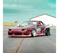 KBD Body Kits < B > 4 PC Poliuretano Full Body Kit Per Mazda RX7 1986-1991