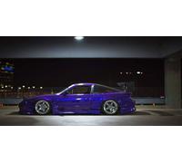 KBD Body Kits Bsport2 2 PC Poliuretano Lato Gonne Per Nissan 240sx 1989-1994