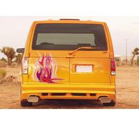 KBD Body Kits Pitone Stile Poliuretano Posteriore Labbro Per Chevrolet Astro