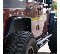 Kbd Durevole Poliuretano 4 PC Anteriore & FENDER Razzi Per Wrangler JK