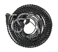 KBEAR - Cavo IEM KS1 2m, CCZ C01 4N OFC, cavo di ricambio aggiornato per CCZ Melody, DC01 PRO, MC02, DC02, DC03, NC01, KS2, Storm (2m, pin TFZ senza microfono, nero)