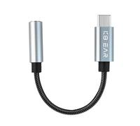 KBEAR KW4 Adattatore da USB C a jack da 3,5 mm CX31993 Chip DAC Aux a USB C 13 cm Adattatore per cuffie HiFi per i-Phone 16/15, iPad Pro/iPad Air, MacBook, Samsung Galaxy