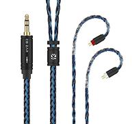 KBEAR ST16 PLUS - Cavo per auricolari in ear MonitorIEM, lungo 2 m, 16 nuclei, singolo cristallo placcato argento, cavo di aggiornamento per AS10 ZS10 Pro AS16 ZSN PRO X ZSR (jack audio a 2 pin da 3,5