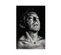 KBECNAU Poster di Serge Gainsbourg (3) su tela, decorazione artistica da parete per soggiorno, camera da letto, 20 x 30 cm