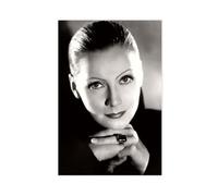KBECNAU Poster su tela con attrice Greta Garbo (4), decorazione artistica da parete per soggiorno, camera da letto, 30 x 45 cm
