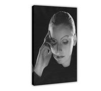 KBECNAU Poster su tela con attrice Greta Garbo (5), decorazione artistica da parete per soggiorno, camera da letto, 60 x 90 cm