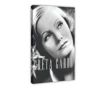 KBECNAU Poster su tela con attrice Greta Garbo (7), decorazione per camera da letto, ufficio, camera da letto, regalo, 30 x 45 cm
