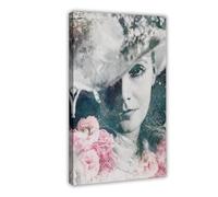 KBECNAU Poster su tela con attrice Greta Garbo, decorazione per camera da letto, ufficio, camera da letto, regalo, 20 x 30 cm
