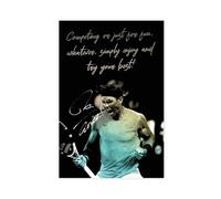 KBECNAU Poster su tela di Rafael Nadal, decorazione artistica da parete per soggiorno, camera da letto, 40 x 60 cm