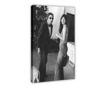 KBECNAU Poster su tela di Serge Gainsbourg, decorazione per camera da letto, ufficio, camera da letto, regalo, 50 x 75 cm