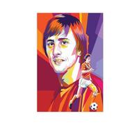 KBECNAU Stampa artistica da parete con stampa di Johan Cruyff, per soggiorno, camera da letto, 30 x 45 cm