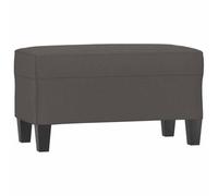 KBHRENP Panca in pelle sintetica grigia, 70 x 35 x 41 cm, con seduta | Multiuso, resistente alle macchie, schiuma confortevole, facile da pulire, manuale di montaggio incluso (lingua italiana non