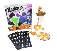 KBIBCK Hangman Magnetic Word Game, Glowing In The Dark Travel Game, Magnetic Hangmans Gioco da tavolo Magnetic Hangman Mystery Word Guessing Game, Creative Gathering Toys for Kids Adult (Giallo)