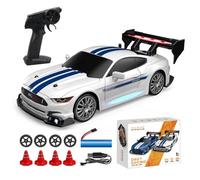 KBIBCK RC Drift Car, 1:24 Mini Macchina Telecomandata Drift, 30 km/h, 2,4 GHz, 4WD Mini Auto da Drift Telecomandata, Telecomando Drift Auto con Luce LED per Bambini e Adulti dai 6 Anni di età (Bianco)