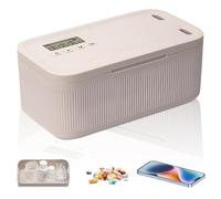 KBIBCK Safe Timed Lock Box, Scatola di blocco del telefono, contenitore di blocco del tempo con 2 modalità di lavoro, 23,9 x 13,1 x 9,6 cm, bambini adulti a prevenire la dipendenza