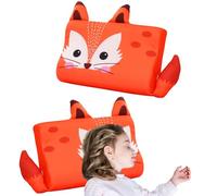 KBIBCK Schlummerkids, Cuscino Schlummerkids Calmly, Cuscino per Bambini Animali Sonno, Cuscino per Bambini, Cuscino Memory Foam Bambini con Federa per Casa Cameretta dei Bambinis (Volpe, 45 x 27 cm)