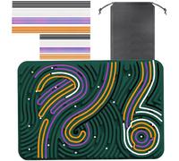 KBIBCK Sensory Activity Board, 20 x 29,5 cm Silicone Fidget Toy, Tavola da Attività Sensoriale, Giocattolo Sensoriali per Autismo e ADHD, Regalo Compleanno Anti Ansia Gadget per Bambini e Adulti