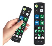KBIBCK Telecomando universale per TV con tasti luminosi al buio per anziani, facile da usare, compatibile con TV Sam-sung, Pana-sonic, So-ny, Shar-p, TCL, LG