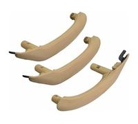 KBKEUBUAD Maniglia Sportello Per B&MW X3 X4 F25 F26 2010-2016 Maniglia Interna Bracciolo Porta Rivestimento Esterno Pelle Nera Set Completo(Beige,RHD SET)