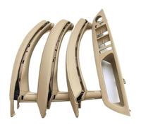 KBKEUBUAD Maniglia Sportello Per B&MW X5 X6 E70 E71 2007-2014 Pannello Interruttore Finestrino Porta Interno Maniglia Trazione Rivestimento In Pelle(Beige,RHD)