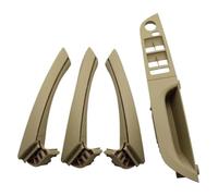 KBKEUBUAD Maniglia Sportello Per Serie 3 E90 E91 316 318 320 325 328i 2004-2012 Maniglia Trazione Portiera Rivestimento Set Completo(Beige,35.5 Low-end)