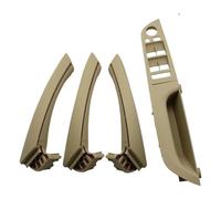 KBKEUBUAD Maniglia Sportello Per Serie 3 E90 E91 316 318 320 325 328i 2004-2012 Maniglia Trazione Portiera Rivestimento Set Completo(Beige,35.5 High-end)